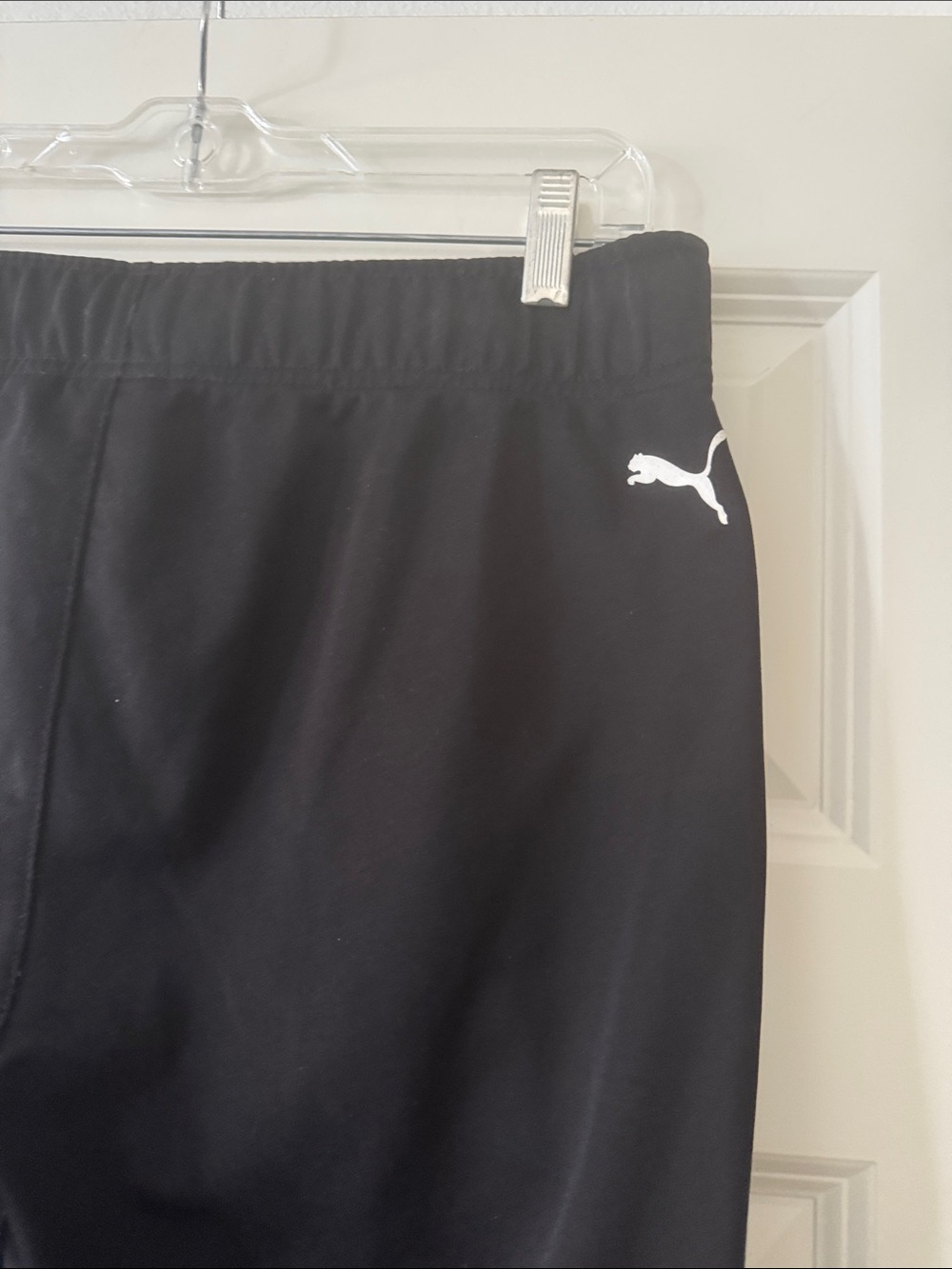 Puma Men’s Contrast 2.0 Pants Black with White Side Panels size L - Picture 7 of 12